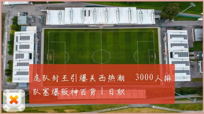 虎队封王引爆关西热潮　3000人排队塞爆阪神百货｜日职