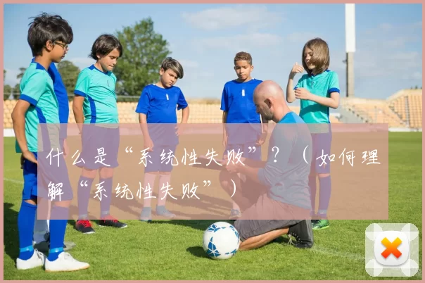 什么是“系统性失败”？（如何理解“系统性失败”）